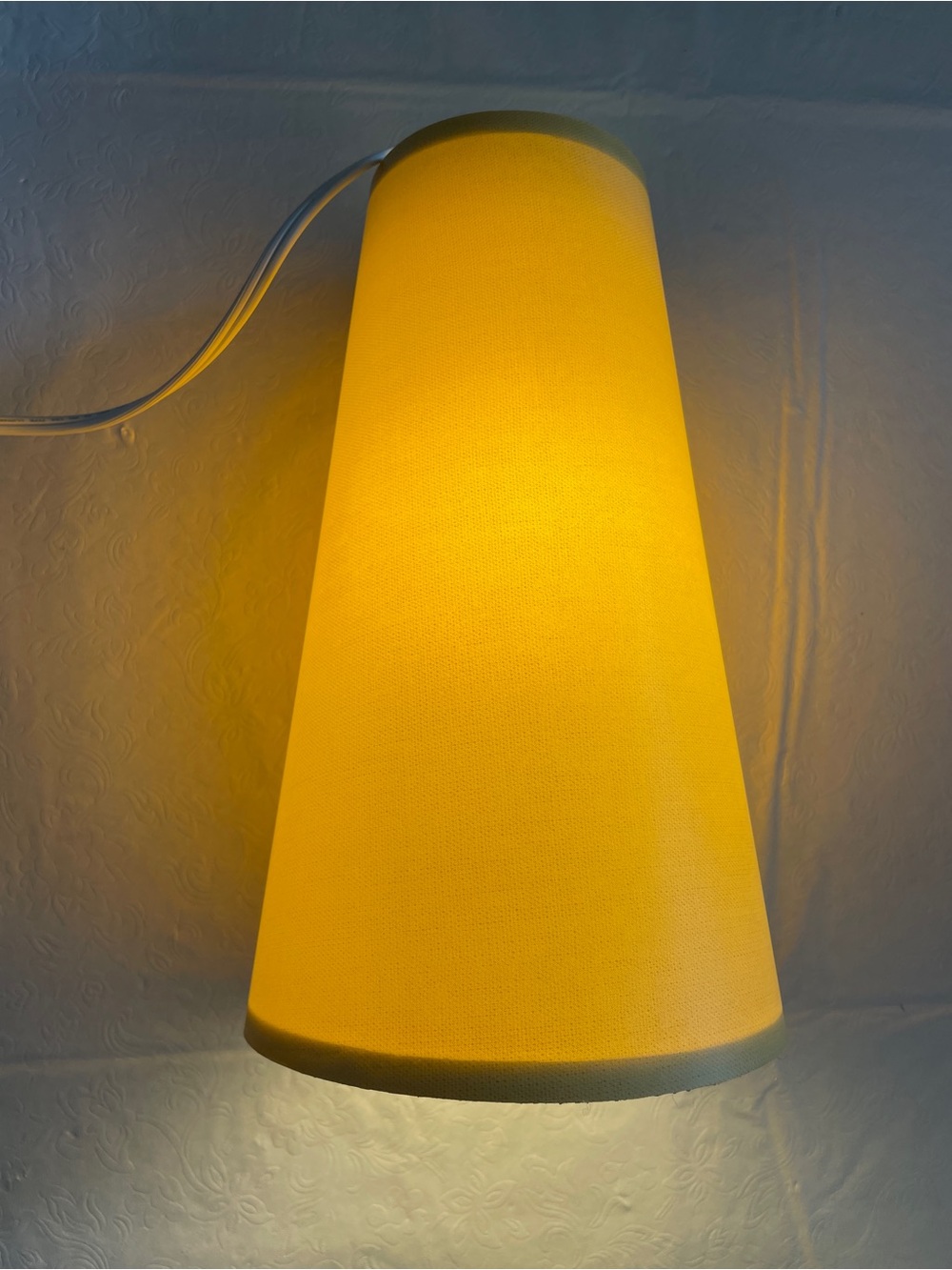 Yellow Cone Pendant Lamp Shade